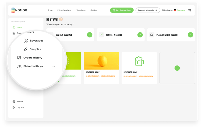 1. Dashboard