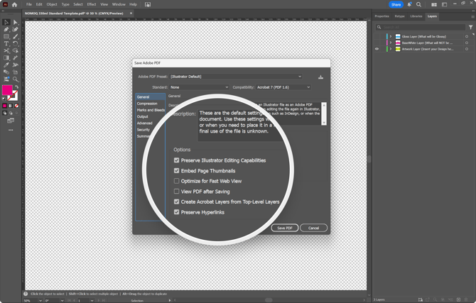 Perserve Illustrator Editing Capabilities